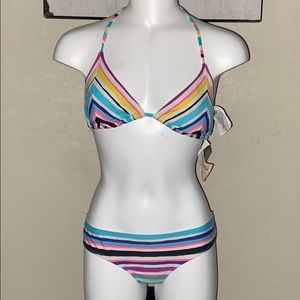 Roxy stripe bikini medium
